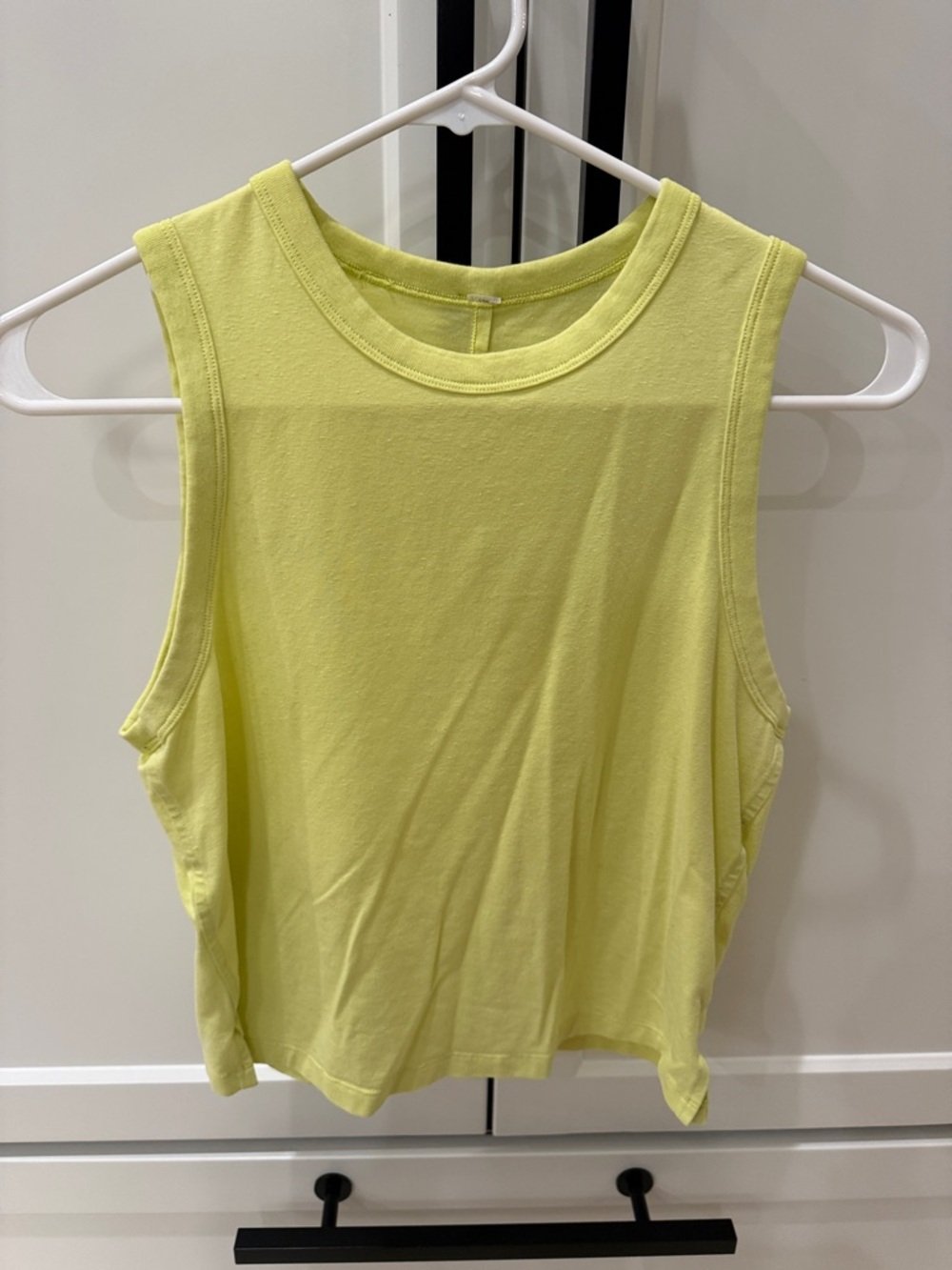 lululemon athletica Neon Lemon Muscle Tank